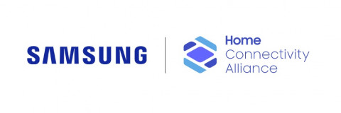 삼성전자와 HCA 로고