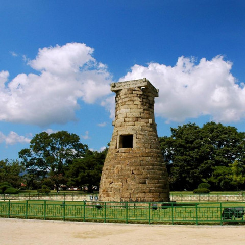 경주 첨성대 전경