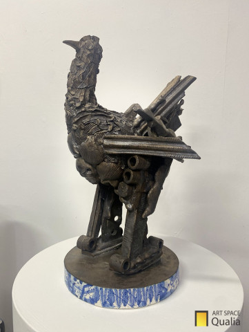 Rooster, 2023, ceramic, 45×64×43㎝