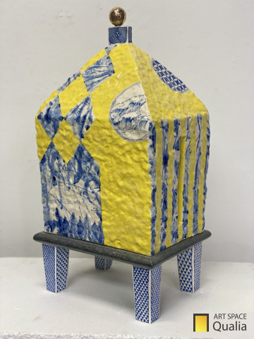 monument memorial, 2022, ceramic, stone, 30×24×60㎝