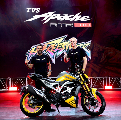 Vimal Sumbly, Head Business - Premium, TVS Motor Company and Dr Bernhard Heiming, CTO, TVS Motor Com