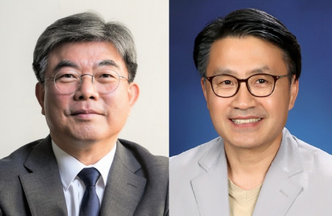 왼쪽부터 서울대 공대 에너지자원공학과 전석원 교수, 민기복 교수