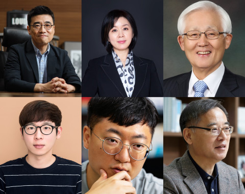 2023년 한국PR대상 수상자. (윗줄 왼쪽부터 시계방향) 이종혁 광운대 교수, 박영숙 플레시먼힐러드 코리아 대표, 원우현 고려대 명예교수, 유재웅 한국위기커뮤니케이션연구소 대표,