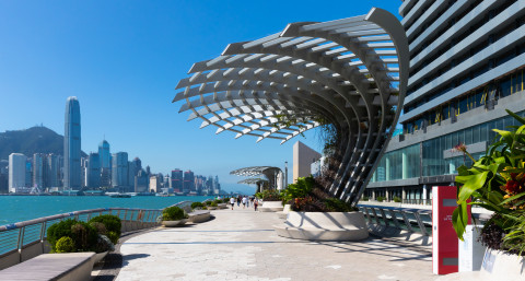 스타의 거리(Avenue of Stars) 전경