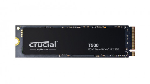 크루셜 T500 SSD는 PCIe 4.0 기술을 적용한 초고속 NVMe 드라이브로, 마이크론 232단(레이어) TLC 3D 낸드 플래시를 사용했다. 용량은 3가지(500GB, 1T