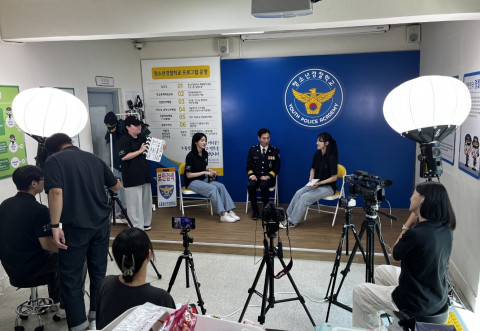 서울도봉경찰서 공익수호자 인터뷰 촬영 현장