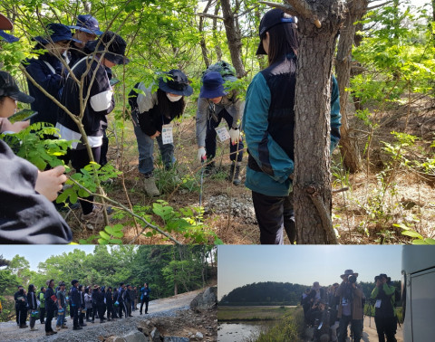 포유류 흔적 조사 및 조류 관찰·청음 조사 실습(천수만 인근)