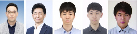 왼쪽부터 서울대학교 전기정보공학부 유선규 교수, 박남규 교수, 김지성 학부생 연구원(현재 UC버클리 박사과정), 김경훈 학부생 연구원, 박형철 박사과정 연구원
