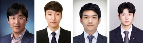 왼쪽부터 서울대학교 기계공학부 고승환 교수, 정영주 박사과정, 정성민 박사과정, 동국대학교 기계로봇에너지공학과 이진우 교수