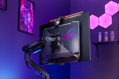 ROG Aura 라이트 바, ROG Ergo 모니터 암