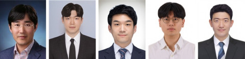 왼쪽부터 서울대학교 기계공학부 고승환 교수, 편경록 박사과정, 정성민 박사과정, 유명진 석·박통합과정, 경희대학교 기계공학부 송재만 교수