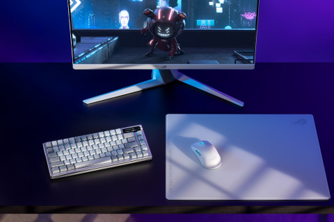 ROG AZOTH & ROG HARPE ACE ACE AIM - Moonlight white 버전