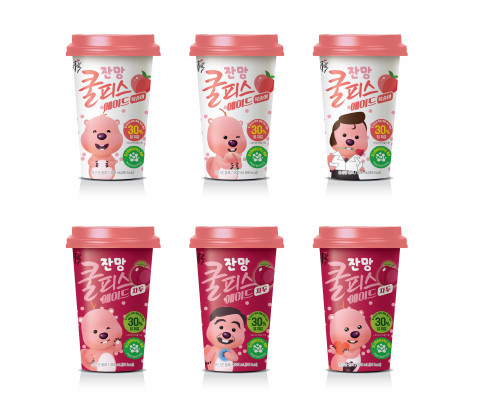동원F&B, 쿨피스 에이드 잔망루피 에디션 2종 출시