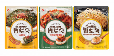 샘표 ‘쓱쓱싹싹 밥도둑’ 제품 3종 출시