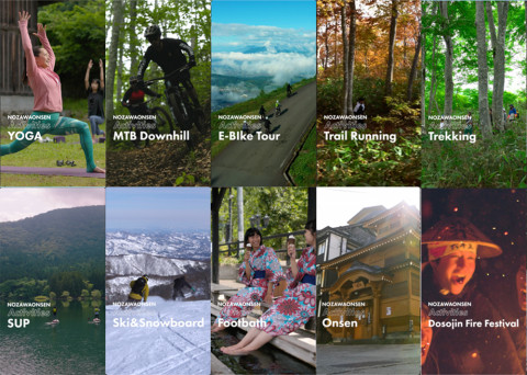 Unique Activities in Nozawa Onsen (Graphic: Business Wire)