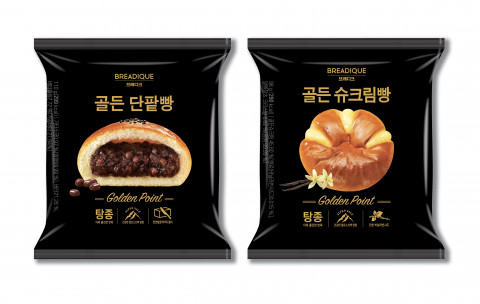 브레디크 골든 단팥빵과 슈크림빵