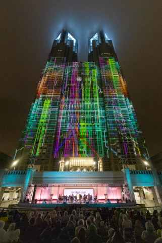 Projection Mapping Event “TOKYO Night & Light” at the Tokyo Metropolitan Government Building (Photo: