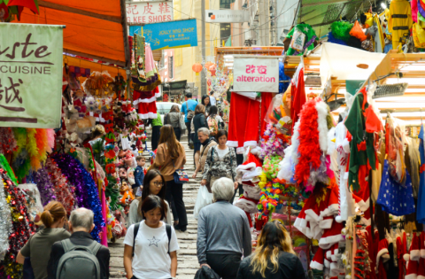 Pottinger Street (Photo credit: HKTB)