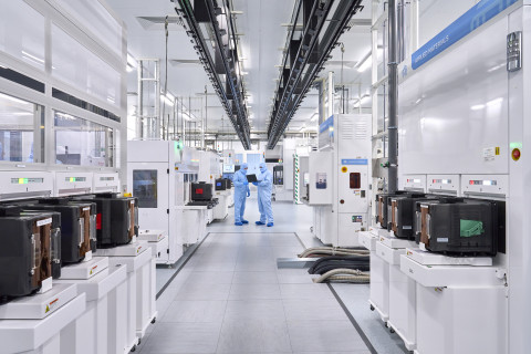 The UK’s first 300mm semiconductor fabrication line at Pragmatic Park, Durham, UK (Photo: Business W