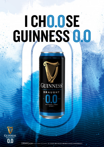 디아지오코리아가 아시아 최초로 국내에서 논알코올 스타우트 맥주 ‘기네스 0.0’을 출시한다