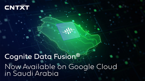 Cognite Data Fusion® Now Available on Google Cloud in Saudi Arabia (Graphic: Business Wire)