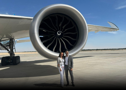 (L) Niki Rokni, Partner and Head of Aircraft Sales at AXON and (R) Jahid Fazal-Karim, Owner and Chairman of the Board at Jetcraft (Photo: Business Wire)