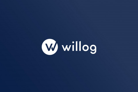 윌로그 기업 로고