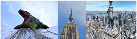 Empire State Building Debuts 270-Foot Vhagar the Dragon Coiled Around the Building’s Mast, in Partne