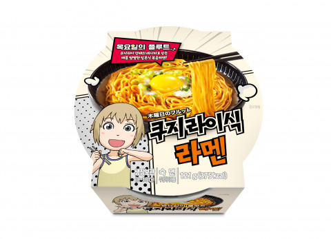 GS25에서 판매하는 ‘쿠지라이식 라멘’ 상품