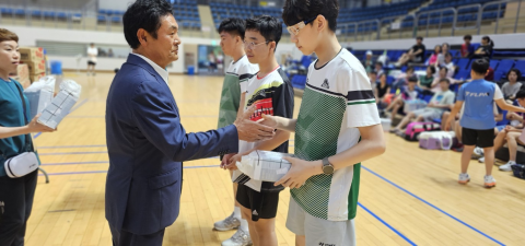 제9회 부산시 장애인 배드민턴 IDD어울림대회 시상식