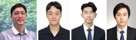 왼쪽부터 서울대학교 기계공학부 박용래 교수, 김재인 박사, 최재윤 연구원, 김준형 연구원
