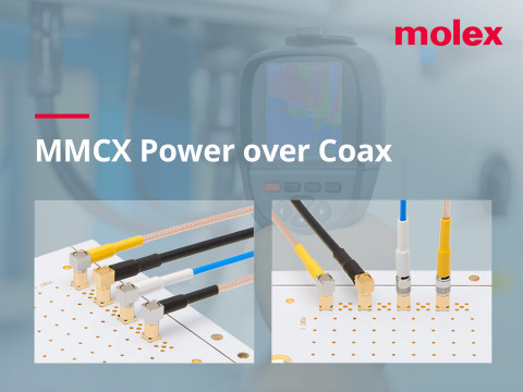 몰렉스, 동적 환경에서 안정적인 RF 연결과 무정전 전력 공급을 보장하는 혁신적인 MMCX Power over Coax 솔루션 출시