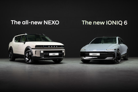 현대자동차가 2025 서울모빌리티쇼에서 ‘디 올 뉴 넥쏘(The all-new NEXO)’와 ‘더 뉴 아이오닉 6(The new IONIQ 6)’를 최초로 공개했다
