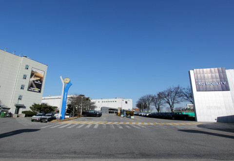 KG 모빌리티 평택공장 전경