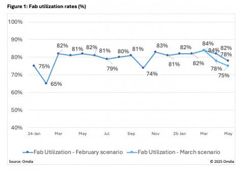 Fab utilization rates (%)