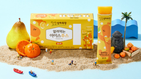 매일유업 상하목장 얼려 먹는 아이스주스 귤&배