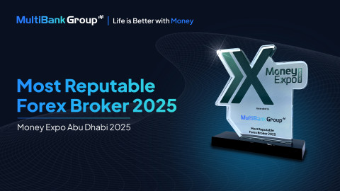 MultiBank Group Recognized as the ‘Most Reputable Forex Broker 2025’ at Money Expo Abu Dhabi 2025