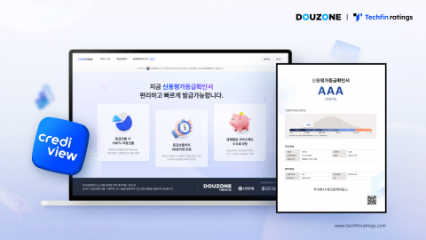 더존비즈온의 핀테크 전문 계열사 테크핀레이팅스가 AI 기반 기업신용평가플랫폼 ‘크레디뷰(Crediview)’를 출시하고, 업계 최초로 기업신용평가등급 무료 조회 서비스 제공에 나선
