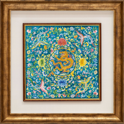 수호, 이수경, 2024, 칠보, 은선, 황동 60x60cm