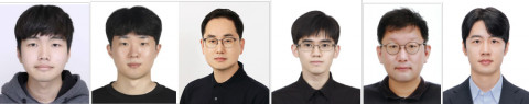 왼쪽부터 박대성 연구원(석사 졸업, 현 삼성전자 재직), 김병현 연구원(서울대학교 석박통합과정 재학 중), 박창원 이화여자대학교 물리학과 교수, 야나노세 구니히로 고등과학원 박사,