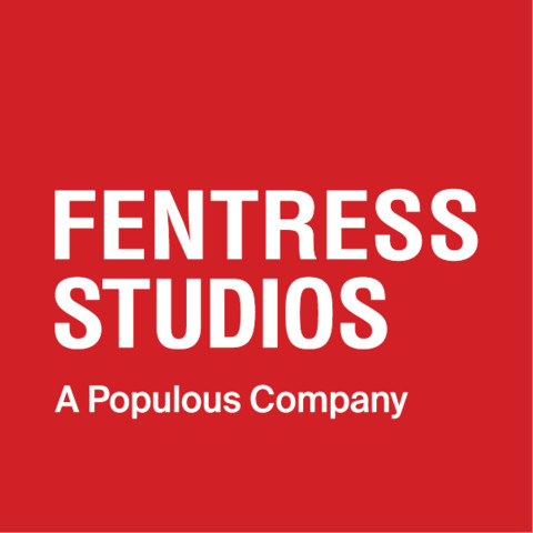 Logo for ‘Fentress Studios, a Populous Company’ following the acquisition of Fentress Architects by 