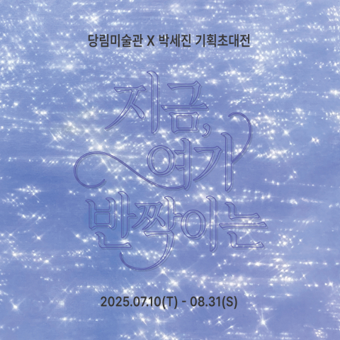 전시 ‘지금, 여기 반짝이는’ 웹이미지