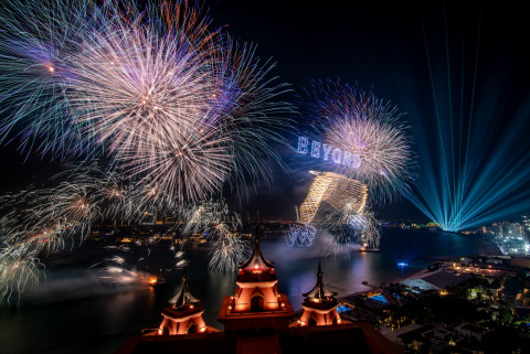 BEYOND launched PASSO on Palm Jumeirah with Dubai’s first 4,000-drone “screens in the sky” show. (Ph