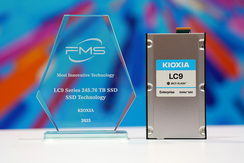 KIOXIA LC9 Series 245.76 TB Enterprise SSD with Innovative 32-die Stack Memory Named ‘Best of Show’