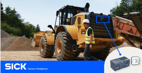 이동식 장비 주변에 설치된 ‘Visionary AI-Assist’는 데이터 수집, AI 분석, 선택적 경고까지 수행한다