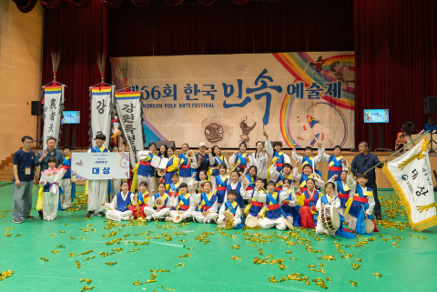 청소년부 대상 강릉농악보존회 ‘강릉 농사풀이 농악’