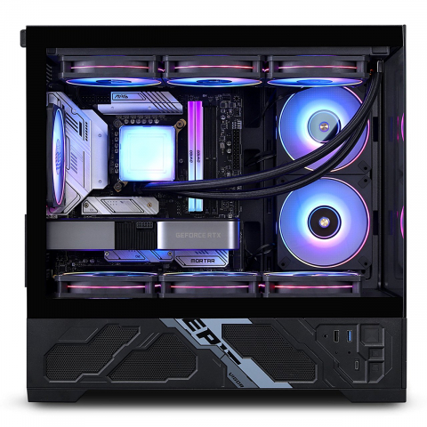 ‘LIMPID SC-M5 PLUS BONITO EDITION’의 가장 큰 장점은 시각적 개방감을 강조한 2면 파노라믹 뷰 디자인이다. 전면과 측면을 강화유리로 구성해 시스템 내부가