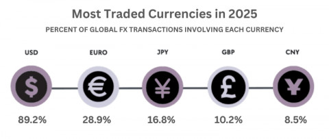 Most traded currencies