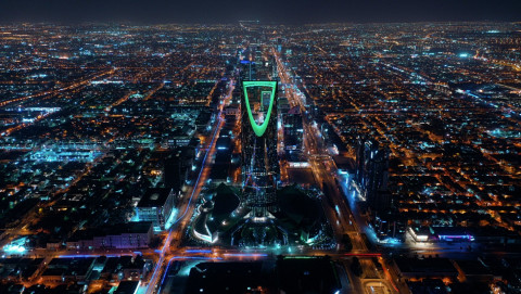 Riyadh Nighttime View