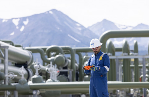 The Ormat geothermal facility Casa Diablo IV, California